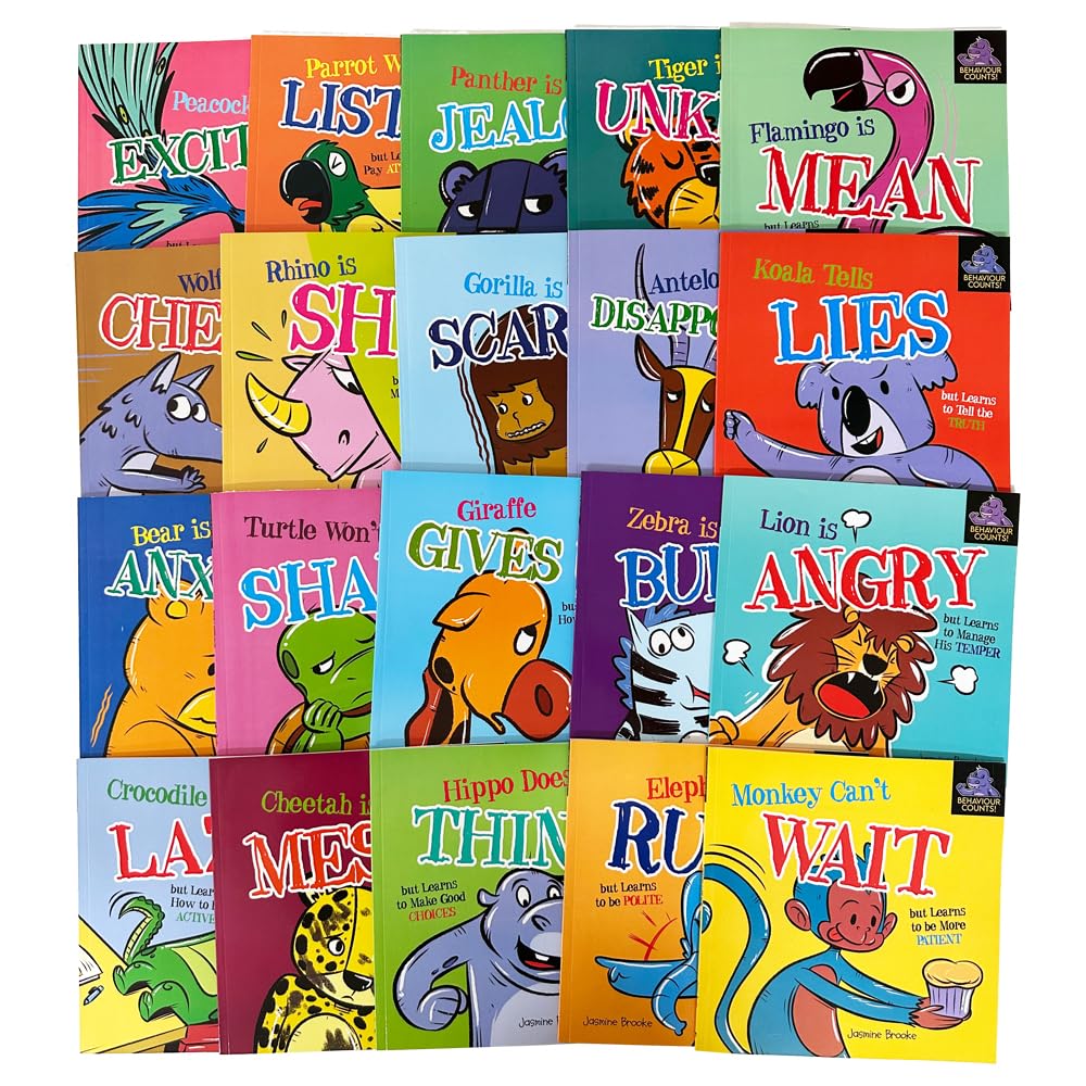 My Behaviour Counts! Library Collection 20 Books Box Set By Jasmine Brooke