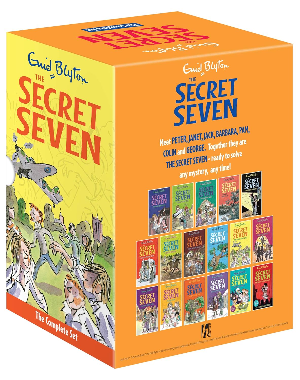Secret Seven Complete Boxset of 17 Titles By Enid Blyton