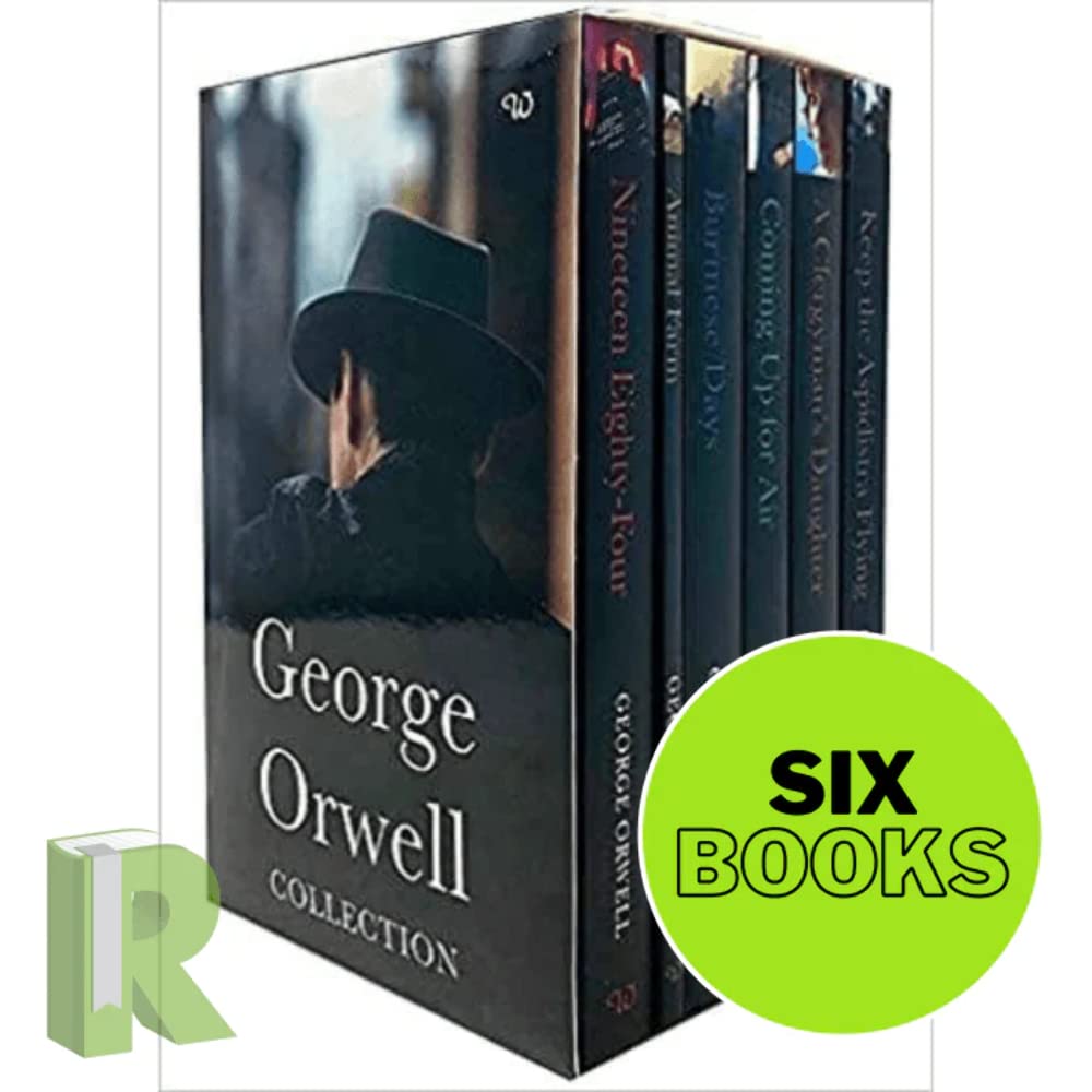 THE GEORGE ORWELL COMPLETE CLASSIC ESSENTIAL COLLECTION 6 BOOKS BOX SET