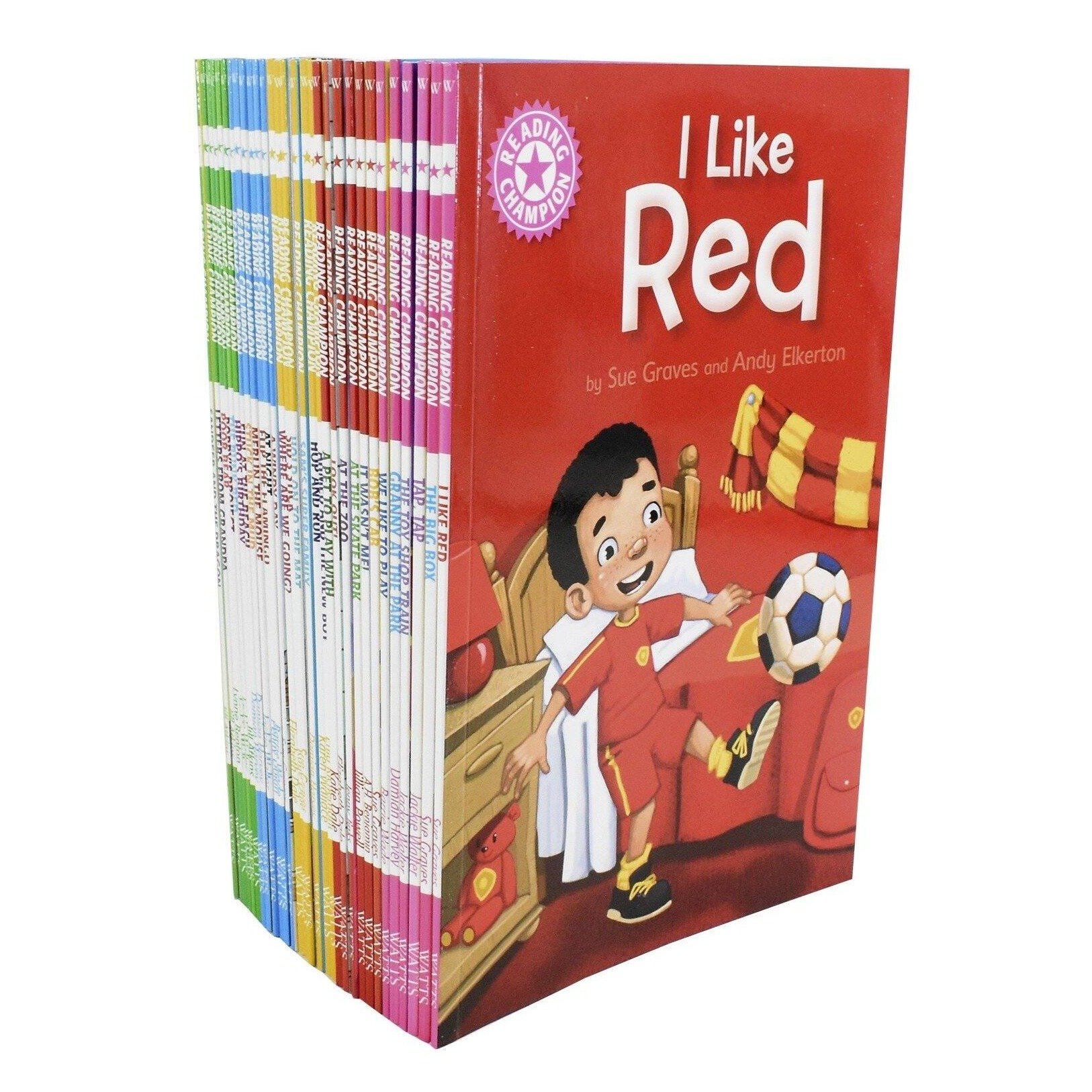 Reading Champions for New Readers 30 Books Set (Level 1 to 5 By Sue Graves