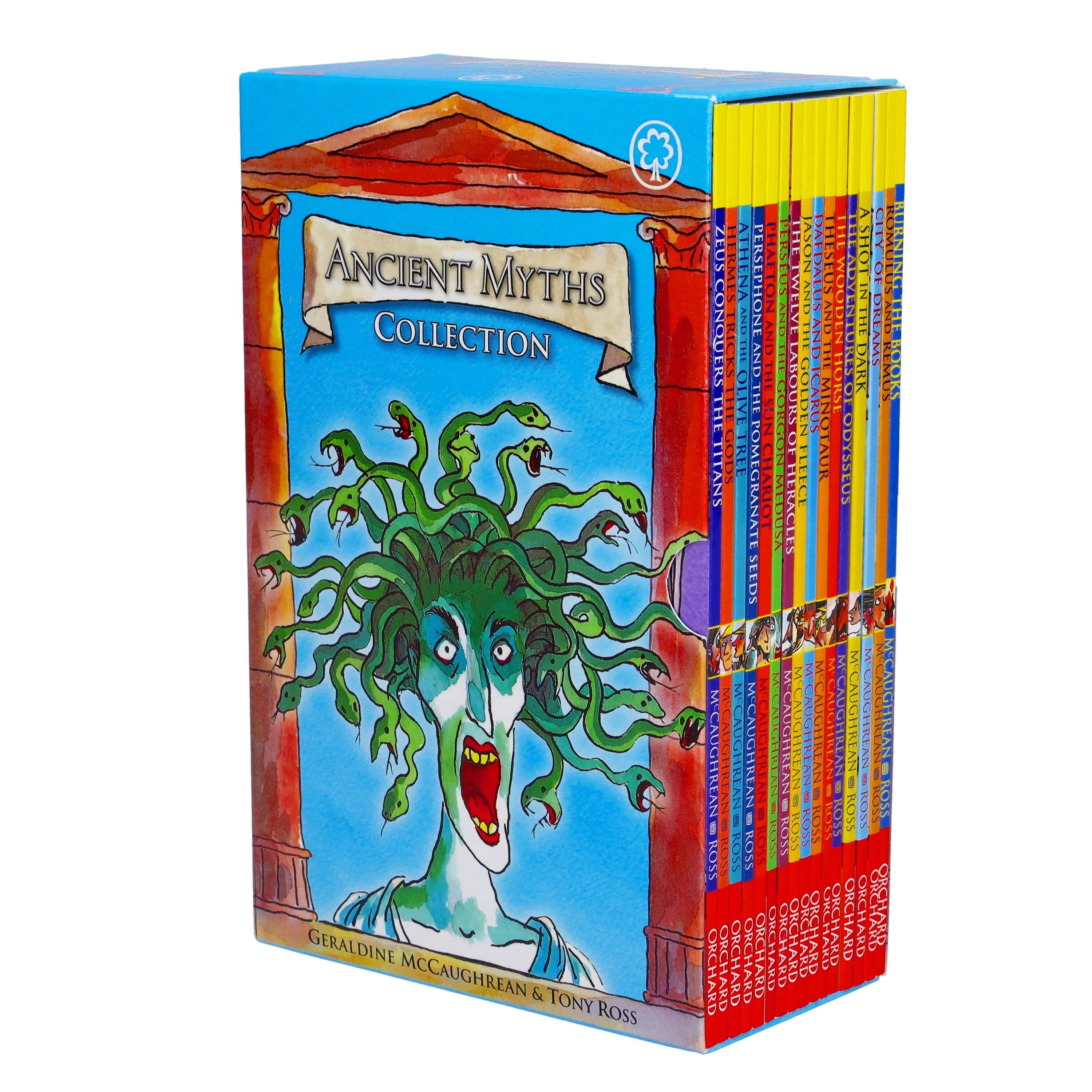 Ancient Myths 16 Books Set by McCaurhrean 