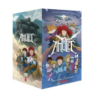 Amulet Series By Kazu Kibuishi 9 Books Box Set Of Graphic Novel 